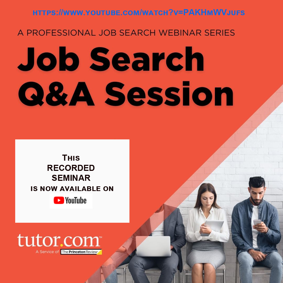 ProfessionalJobSearch QandA WebinarY